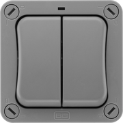 BG Electrical Weatherproof Storm - Double, 2 way, IP66
