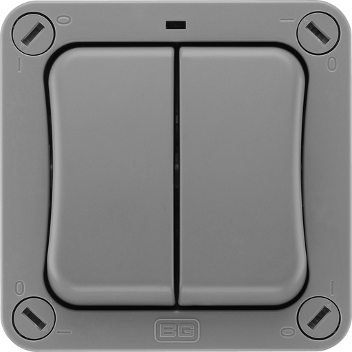 BG Electrical Weatherproof Storm - Double, 2 way, IP66
