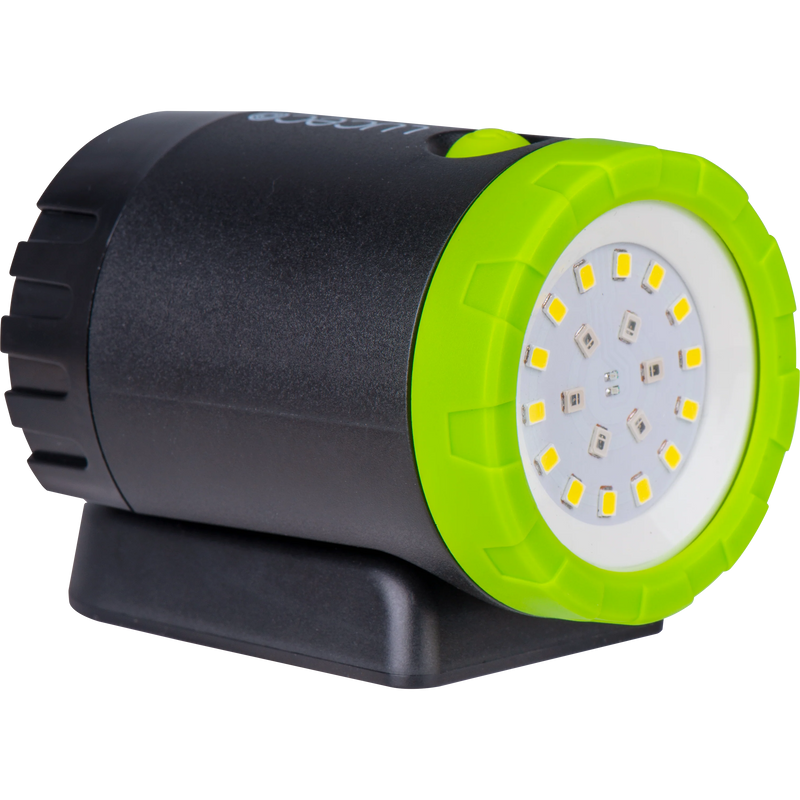 Luceco Magnetic Torch - LED Mini Spotlight with Magnet and Clamp, USB-C Rechargeable, 3 Lighting Modes, Inspection Light, Hands-Free Operation, IP44, 5W, 500lm, 6500K