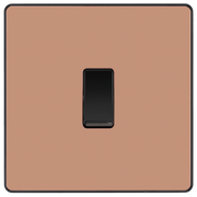 BG Electrical Evolve Polished Copper - Single, 2 way switch
