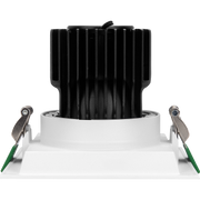 Luceco Square Spotlight - Single square module recessed white 140mm 1900lm 22w 4000k