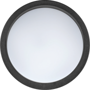 Luceco Liptus Decorative Outdoor Bulkhead Wall Light with Colour Change (CCT), LED Exterior Lighting, Black, 220mm, IP65, 15W, 1350lm
