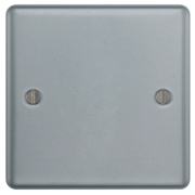 BG Electrical Metal Clad - Single, blank plate