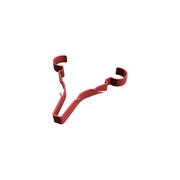 D-Line Fire Clip - Safe-D Stag-Clip for 1x 6-8mm φ cable. Single, Red - Pack of 50