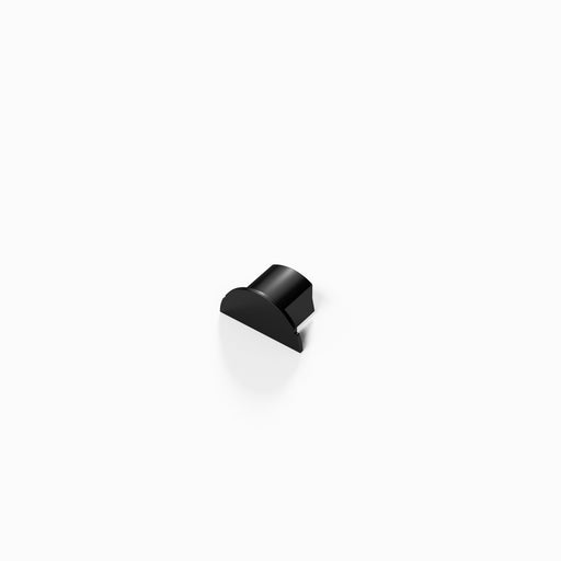 D-Line Trunking - 16x8mm Black Smooth-Fit End Cap