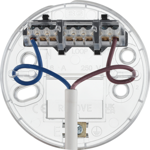 BG Electrical Ceiling Accessories - 9" flex, 3" base