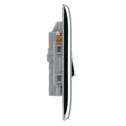 BG Electrical Nexus Metal Polished Chrome - 20A, double pole, with indicator