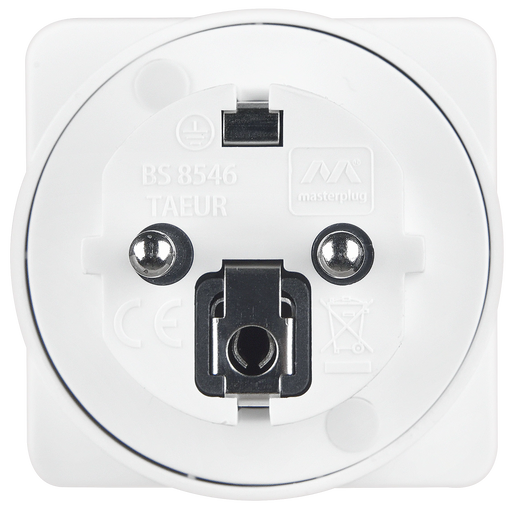 Masterplug Travel - White - 2 Pack