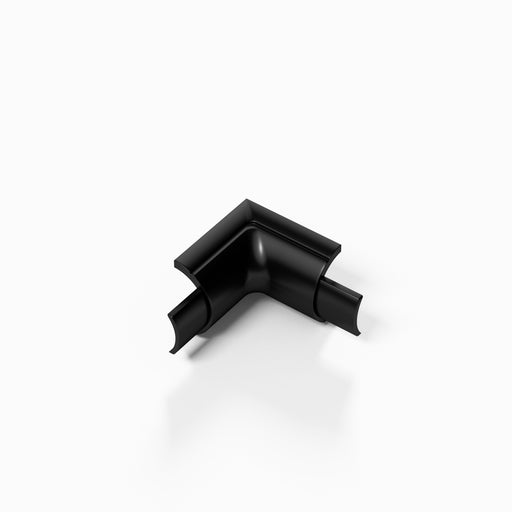 D-Line Trunking - 16x8mm Black Internal Bend