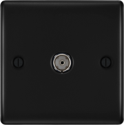 BG Electrical Nexus Metal Matt Black - Single, co-axial