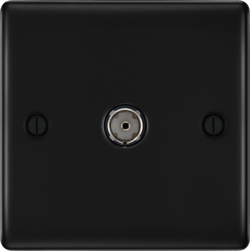 BG Electrical Nexus Metal Matt Black - Single, co-axial
