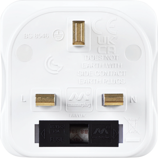 Masterplug Travel - White
