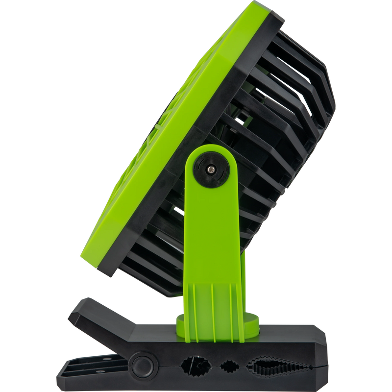 Luceco Magnetic Torch - Inspection Light with Fan, Magnetic Clamp and Power Bank, USB-C Rechargeable, Portable Worklight, 10W, 250lm, 6500K