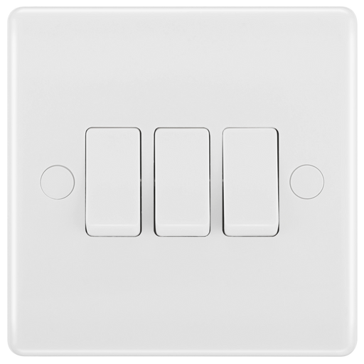 BG Electrical 800 Series - Triple, 2 way switch