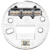 BG Electrical Ceiling Accessories - Enclosed, 2 terminal body, 3 terminals and earth in base, PVC tails, HO skirt