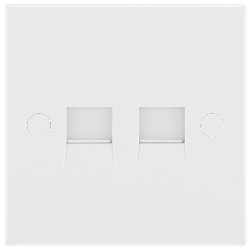 BG Electrical 900 Series - Double, telephone socket, master (screw)