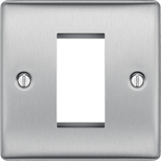 BG Electrical Euro Module - 1 module - square