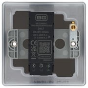BG Electrical Nexus Metal Black Nickel - Single, 2 way push 200W