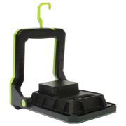 Luceco Folding Magnetic - USB-C rechargeable magnetic worklight with Power-bank for charging devices. Fully adjustable with and 3 lighting modes up to 1300 Lumens making ideal for professional and recreational applications.