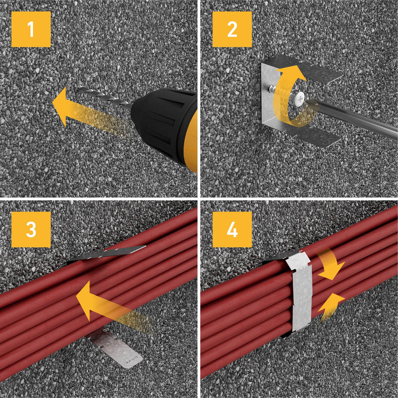 D-Line Fire Clip - Newlec U-Clip 50 (Pack of 50)