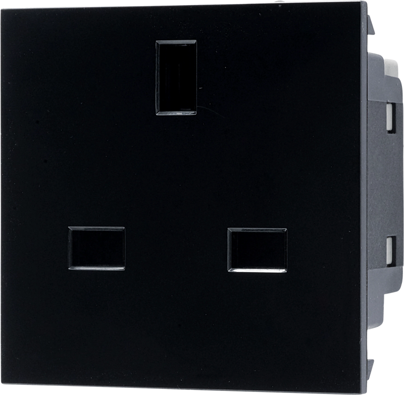 BG Electrical Euro Module - 13A (UK) unswitched socket