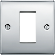 BG Electrical Euro Module - 1 module - square