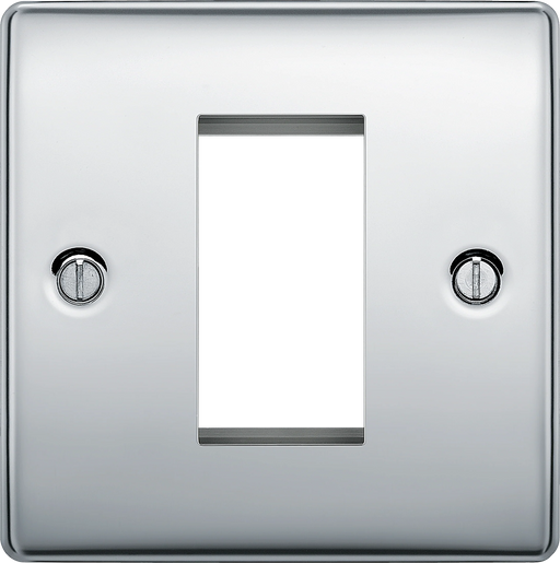 BG Electrical Euro Module - 1 module - square