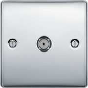 BG Electrical Nexus Metal Polished Chrome - Single, co-axial