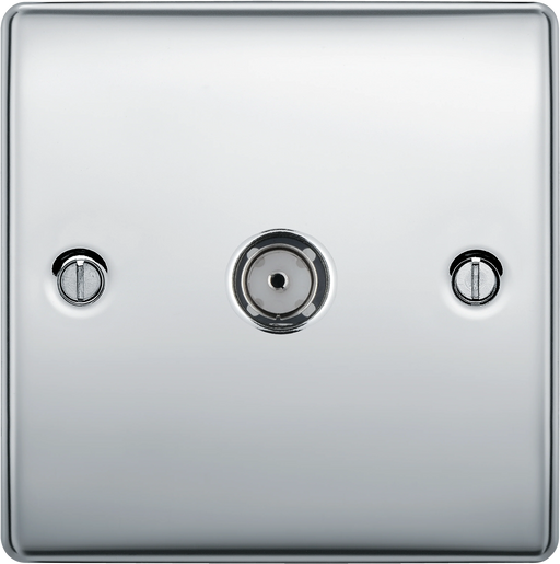 BG Electrical Nexus Metal Polished Chrome - Single, co-axial
