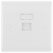 BG Electrical 800 Series - Single, RJ45 data socket (screw)