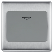 BG Electrical Nexus Metal Brushed Steel - Hotel key card switch