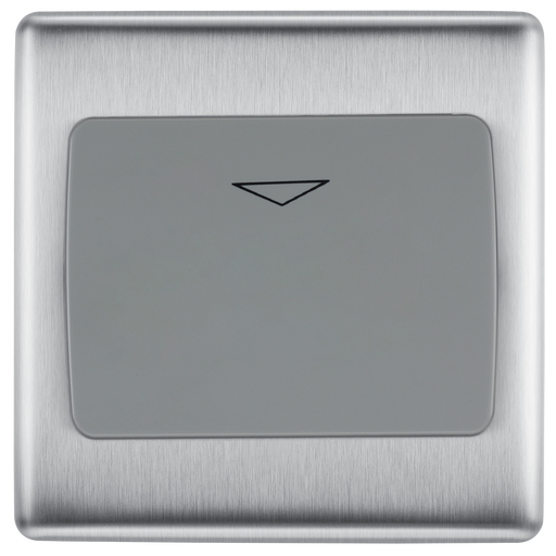BG Electrical Nexus Metal Brushed Steel - Hotel key card switch