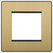 BG Electrical Euro Module - 2 module - square