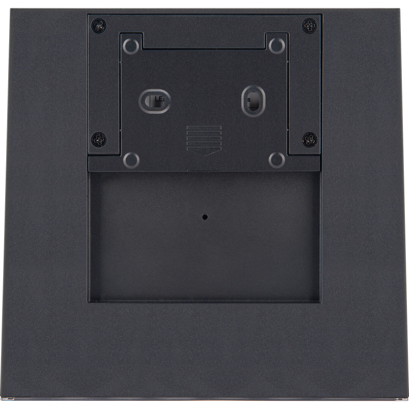 Luceco Slate Grey Wall Lights - Stealth Decorative Outdoor Solar Wall Wash Light with PIR Motion Sensor, LED Exterior Lighting, Slate Grey, IP54, 7W, 1000lm, 3000K