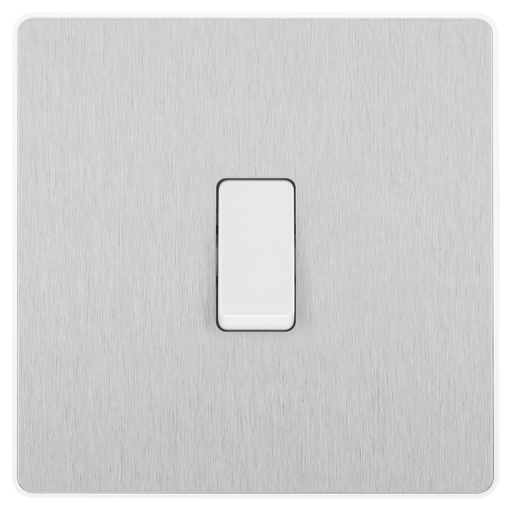 BG Electrical Evolve Brushed Steel - Intermediate switch