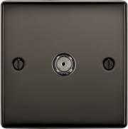 BG Electrical Nexus Metal Black Nickel - Single, co-axial
