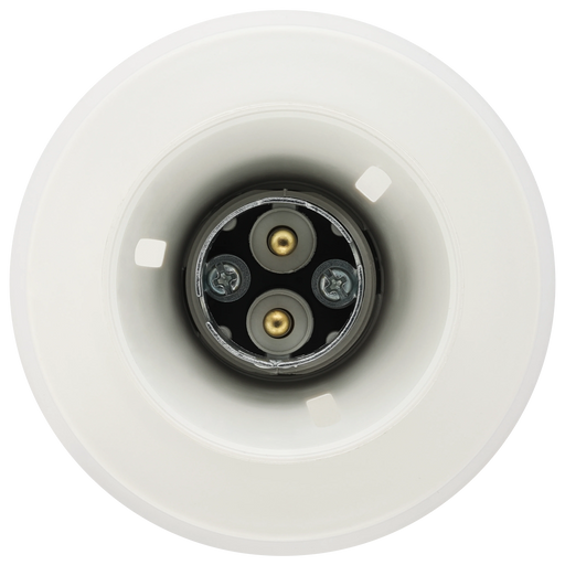 BG Electrical Ceiling Accessories - Enclosed, 2 terminal body, 3 terminals and earth in base, PVC tails, HO skirt