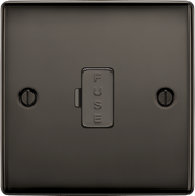BG Electrical Nexus Metal Black Nickel - Unswitched and fused