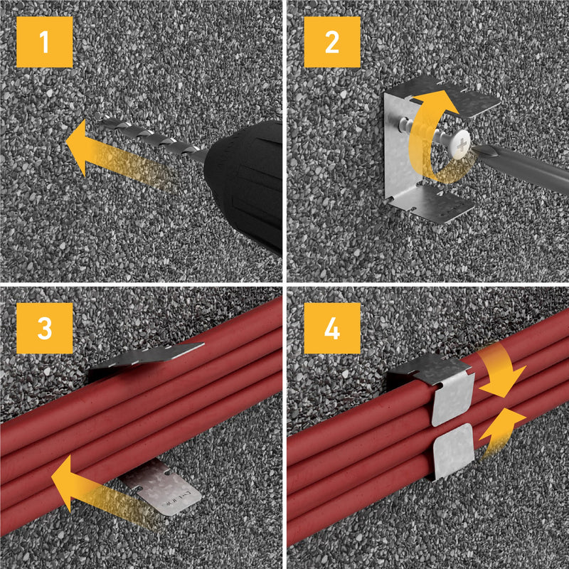 D-Line Fire Clip - Safe-D U-Clip 40 (Pack of 50)