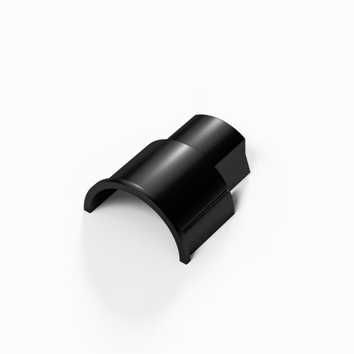 D-Line Trunking - 30x15mm Black Smooth-Fit Surface Box Straight Adaptor