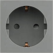 BG Electrical Euro Module - 16A Schuko, unswitched socket