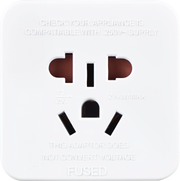 Masterplug Travel - White