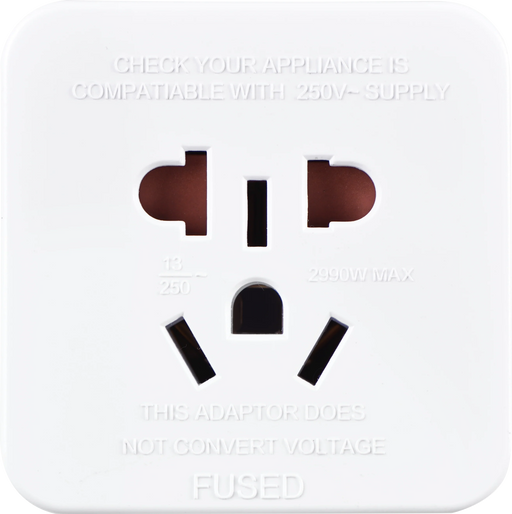 Masterplug Travel - White