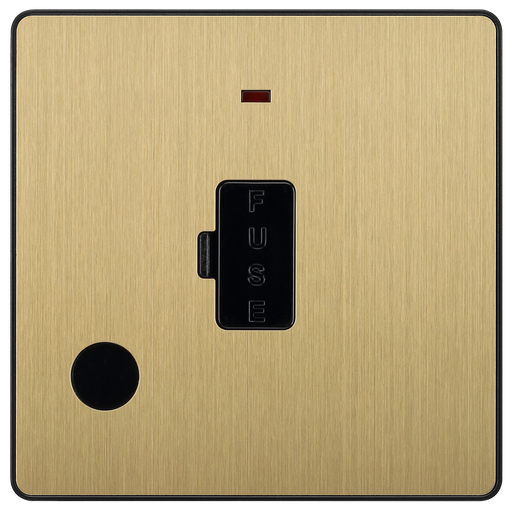 BG Electrical Evolve Satin Brass - Unswitched and fused