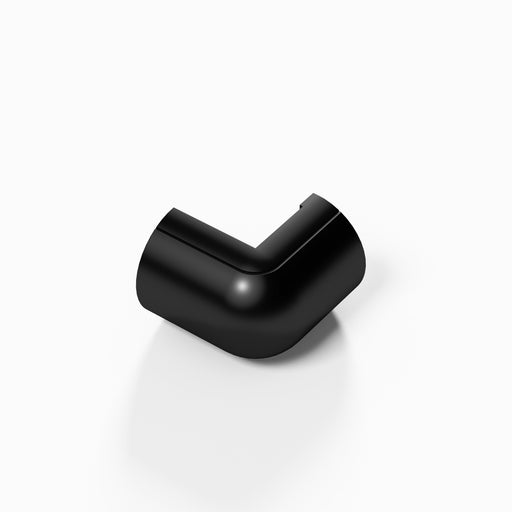 D-Line Trunking - 20x10mm Black External Bend