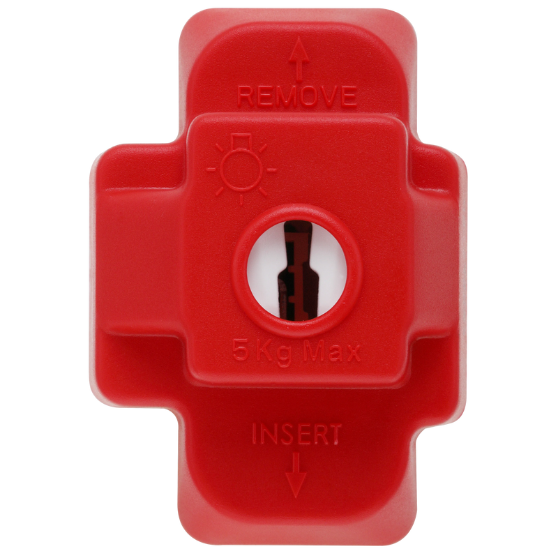 BG Electrical Ceiling Accessories - 4 pin plug - red
