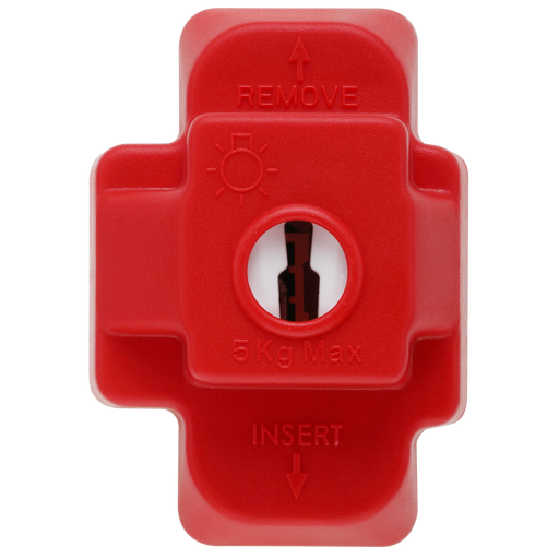 BG Electrical Ceiling Accessories - 4 pin plug - red