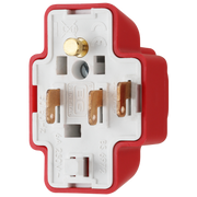 BG Electrical Ceiling Accessories - 4 pin plug - red