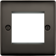 BG Electrical Euro Module - 2 module - square
