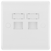 BG Electrical 800 Series - Double, RJ45 data socket (screw)